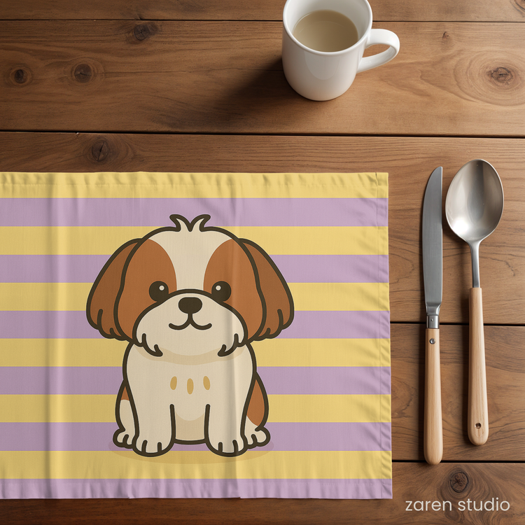 Placemat Set of 2 – Pérola | Puppy Pie Collection