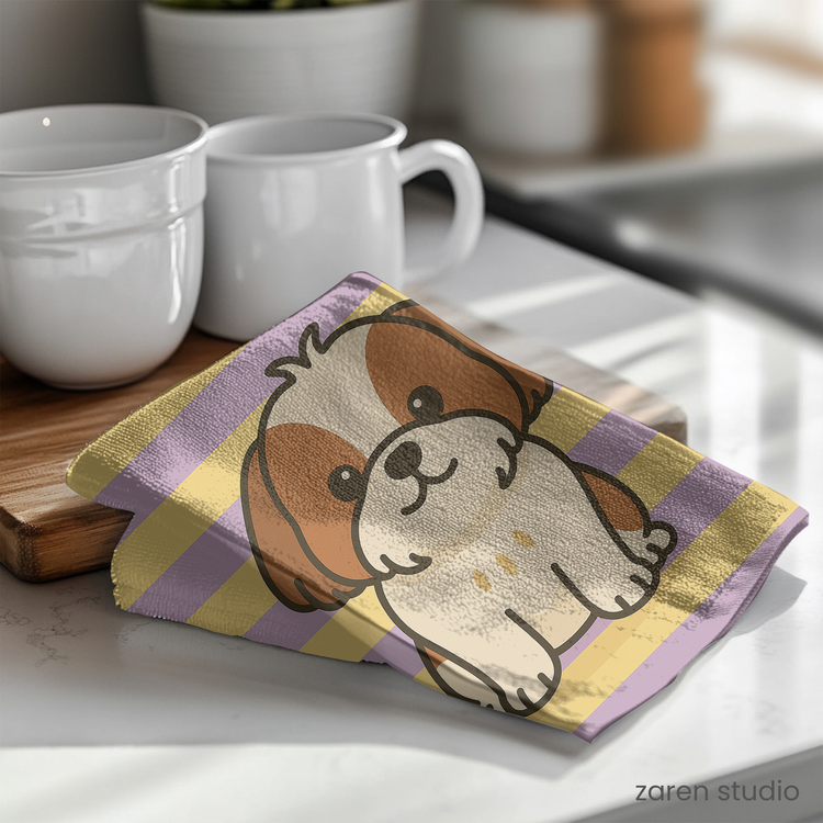 Burp Cloth – Pérola | Puppy Pie Collection