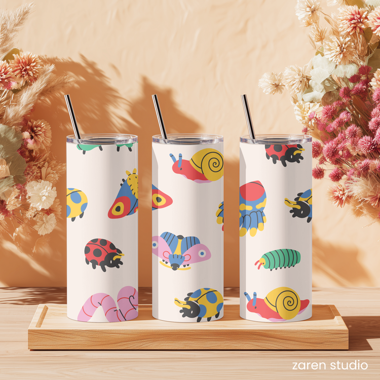 Tumbler 20oz – Bugsy Parade | Bubble Pop Collection
