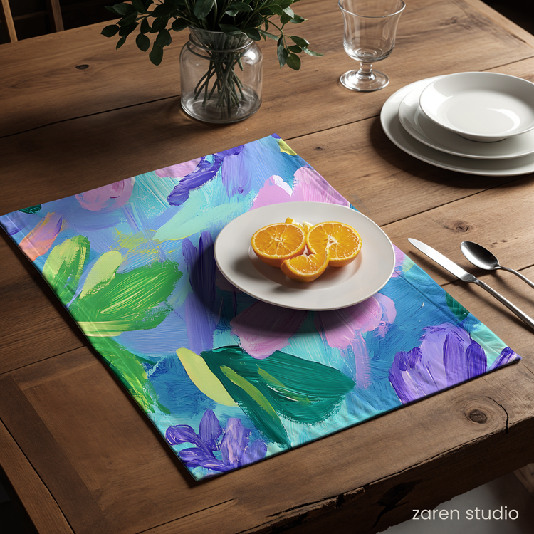 Floral Placemat Set of 4 – Lavender Mist | Bloom & Lush Collection