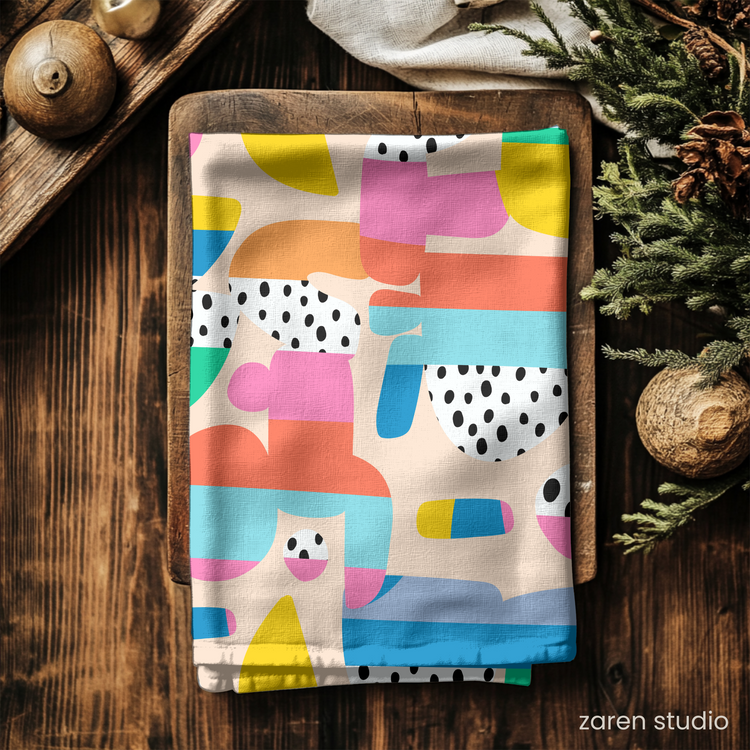 Fun Towel – Funky Confetti | Bubble Pop Collection