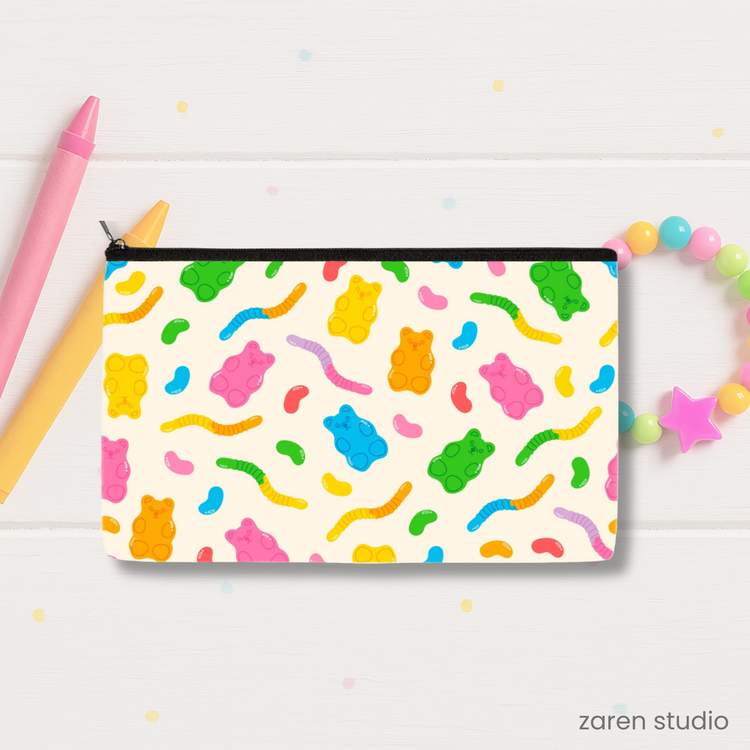 Zipper Pouch – Candy Critters | Bubble Pop Collection