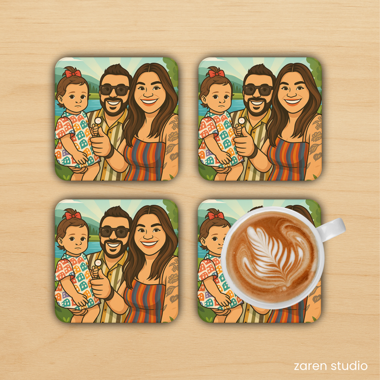 Cartoon Coaster – Premium | Gift Toon Collection