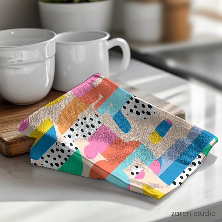 Fun Towel – Funky Confetti | Bubble Pop Collection