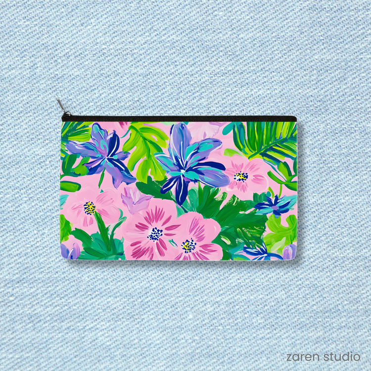Floral Pouch – Garden Joy | Bloom & Lush Collection