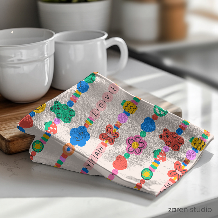 Fun Towel – Bead It Up! | Bubble Pop Collection