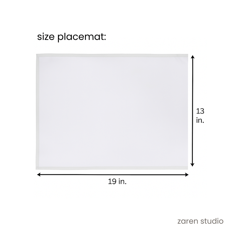 Placemat Set of 2 – Safira | Puppy Pie Collection