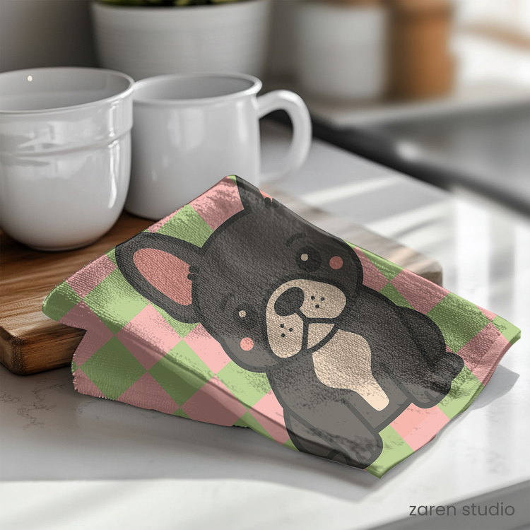 Burp Cloth – Rubi | Puppy Pie Collection