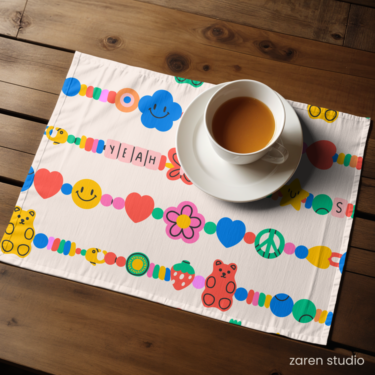 Placemat Set of 2 – Bead It Up! | Bubble Pop Collection