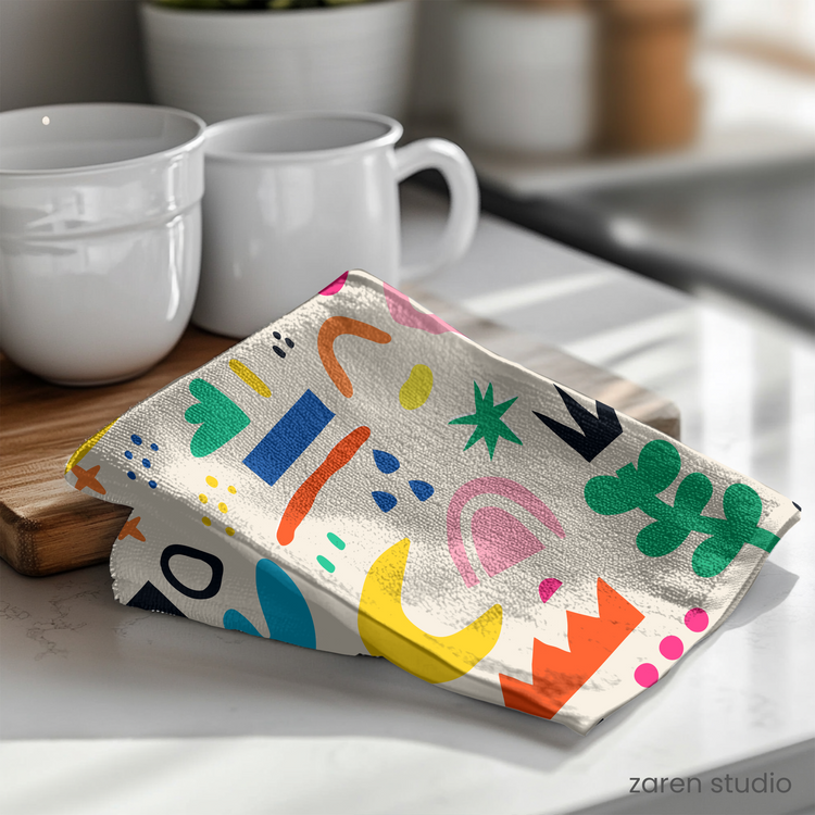 Fun Towel – Doodle Fiesta | Bubble Pop Collection