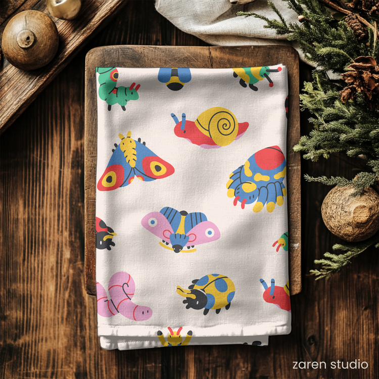 Fun Towel – Bugsy Parade | Bubble Pop Collection