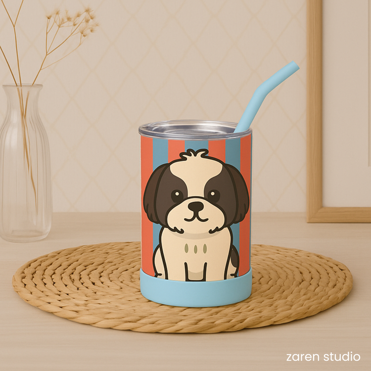 Tumbler 12oz – Safira | Puppy Pie Collection
