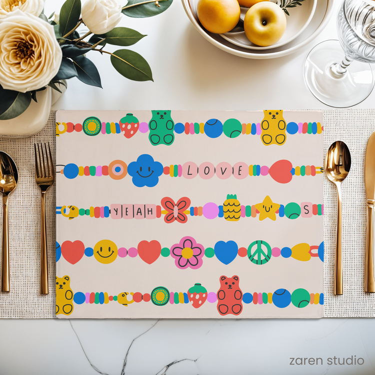 Placemat Set of 2 – Bead It Up! | Bubble Pop Collection