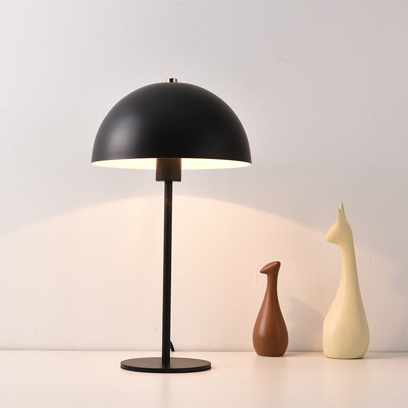 Mushroom Table Lamp Hat Bedroom Bedside Creative Iron LED Table Lamp