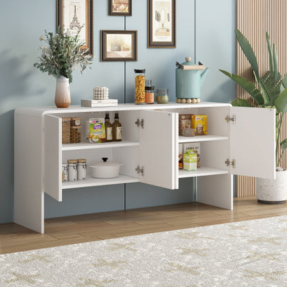 Minimalist Style Sideboard With Large 60-inch Storage