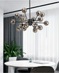 Elegant LED Household Glass Chandelier for Rooms