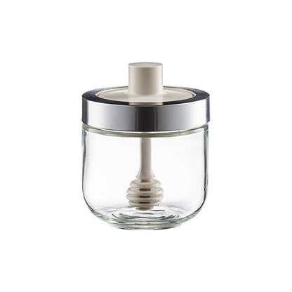 Household Kitchen Glass Spoon Cover Seasoning Jar