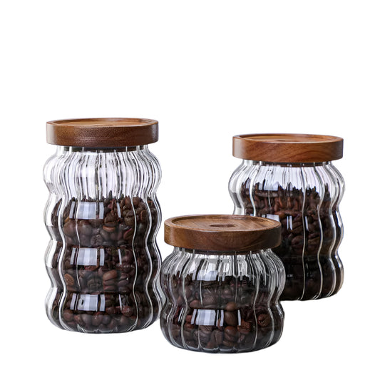 Simple Modern Glass Storage Jar