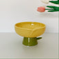 Budding Flower Bowl Ceramic Cat Bowl for Pets