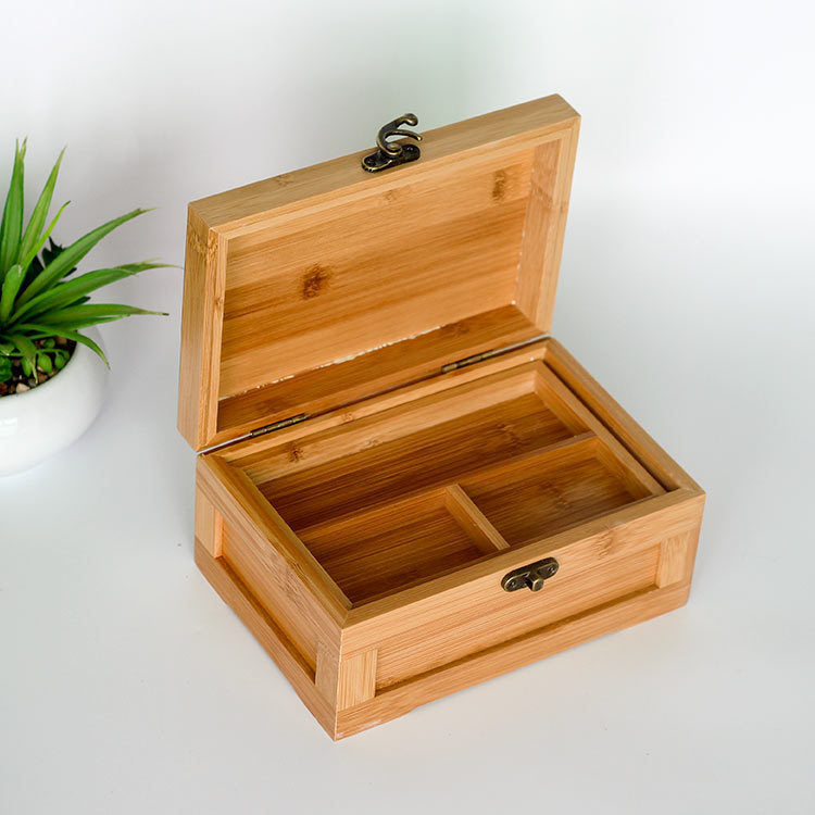 Exquisite Wooden Storage Box for Handicraft Ornaments