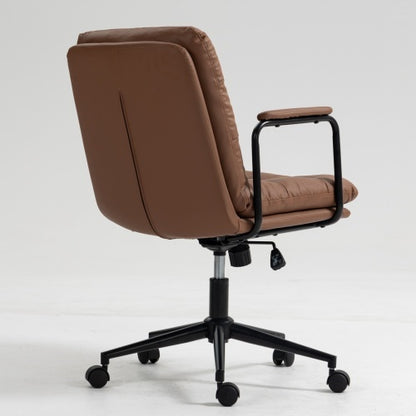 Medium Backrest Home Desk Work Chair With Wheels