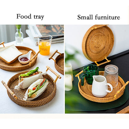 Modern Housewife Japanese Rattan Tray