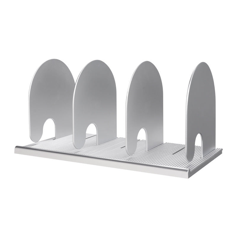 Simple Office Bookcase Desktop Plastic Shelf Storage