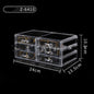 Cosmetic Storage Box with Transparent Drawer Acrylic