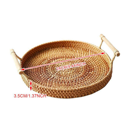 Modern Housewife Japanese Rattan Tray