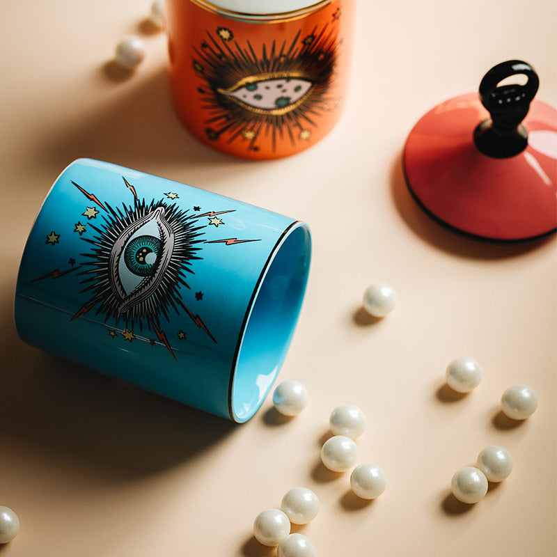 Ceramic Starry Eye Jar