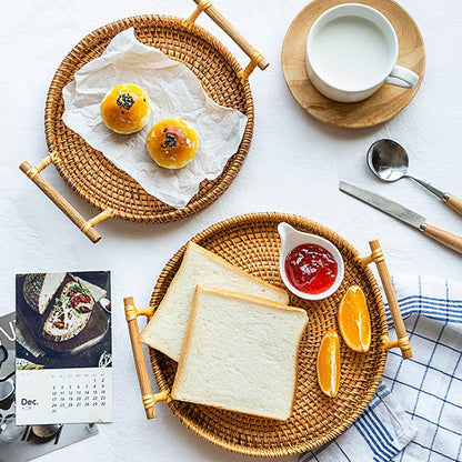 Modern Housewife Japanese Rattan Tray