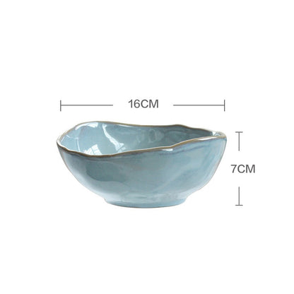 Nordic creative irregular ceramic tableware