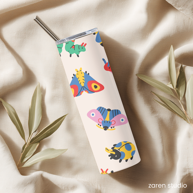 Tumbler 20oz – Bugsy Parade | Bubble Pop Collection