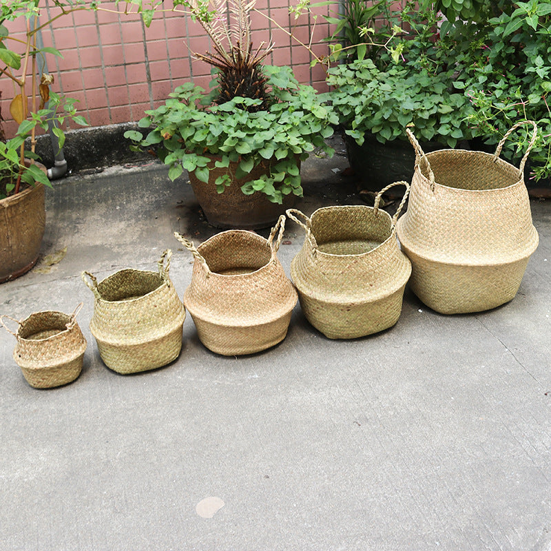 Nordic Style Hand-woven Seagrass Basket