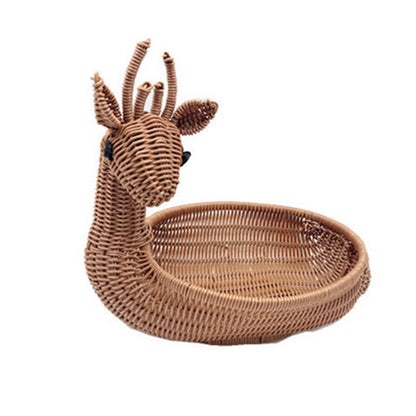 Rattan Woven Animal Basket