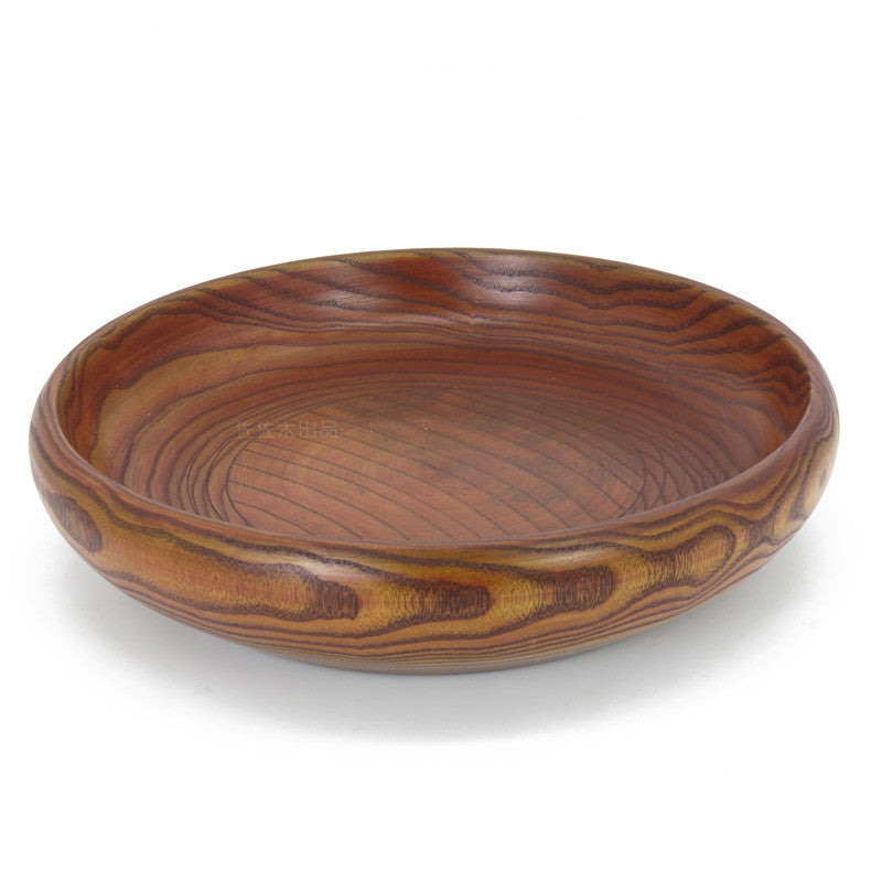 Milky Way Solid Wood Bowl for Soup and Salad