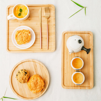 Bamboo Tray Wooden Tray for Tea and Barbecue