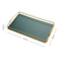 Household Rectangular Tea Tray for Cup Storage