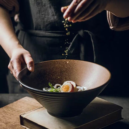 Japanese Ceramic Bowl Large Ramen Bowl Household