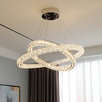 Light Luxury Crystal Chandelier for Living Room