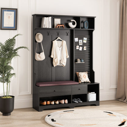 Storage Rack Suitable For Corridors Living Rooms Black