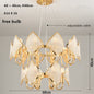 Modern French Luxury Living Room Crystal Chandelier