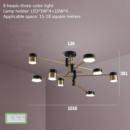 Nordic Chandelier Living Room Light Luxury Light