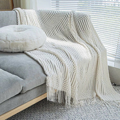 Home Fashion Nordic Sofa Blanket in Various Colors