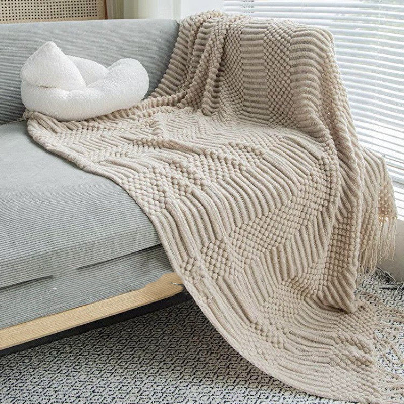 Home Fashion Nordic Sofa Blanket in Various Colors