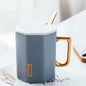 Simple Nordic Ceramic Mug in Elegant Colors Set