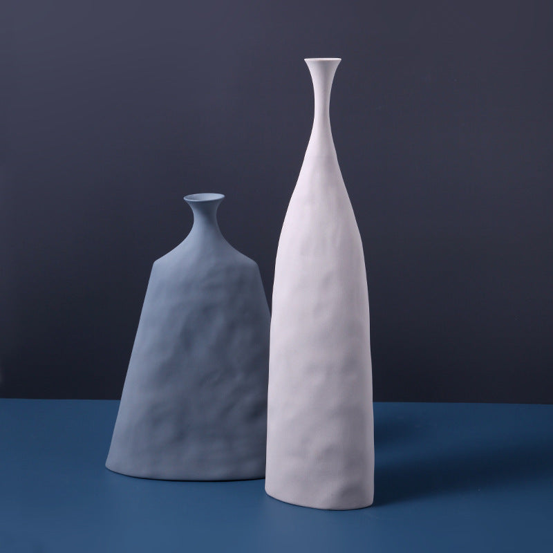 Nordic Art Plain Ceramic Vase