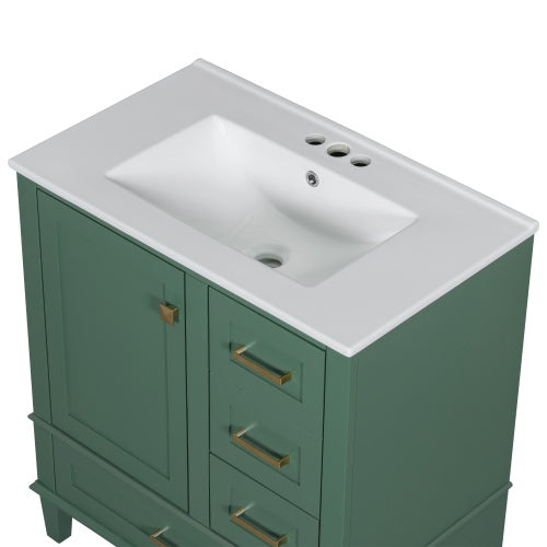 Modern Bathroom Cabinet With Sink Combo Set