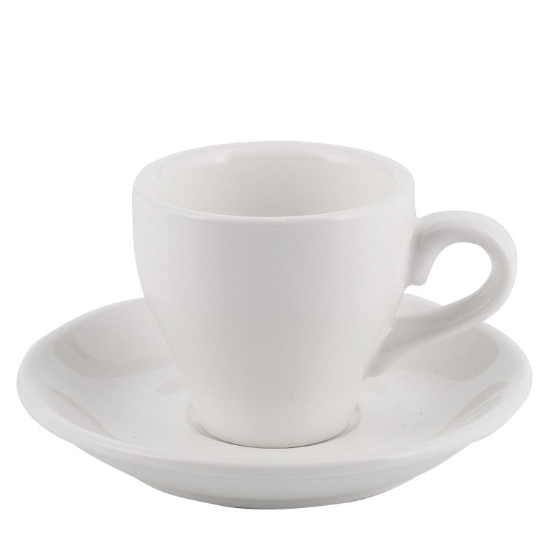 Restaurant Set Coffee Cup and Dish Ceramics Elegance