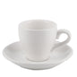 Restaurant Set Coffee Cup and Dish Ceramics Elegance